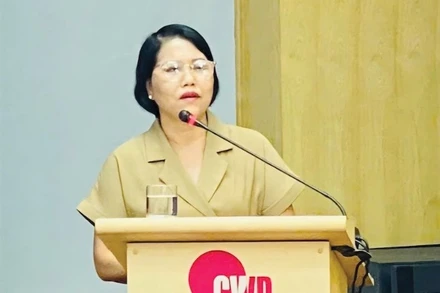 Bà Nguyễn Tú Anh, Giám đốc Trung tâm Trợ giúp pháp lý Nhà nước thành phố Hà Nội.