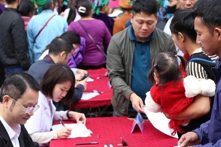 Trợ giúp pháp lý cho người dân ở xã Xuân Nha, tỉnh Sơn La. (Ảnh: TH)