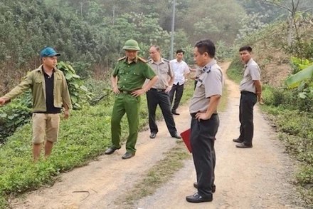 Một vụ việc thi hành án dân sự. (Ảnh: TH)