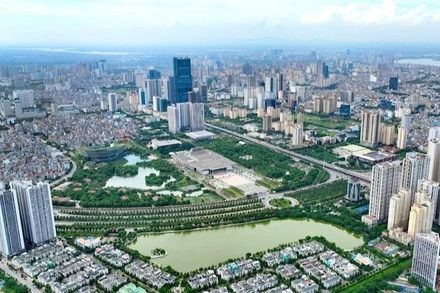 Diện mạo Thủ đô Hà Nội ngày càng khang trang, hiện đại. (Ảnh: QUANG THÁI)