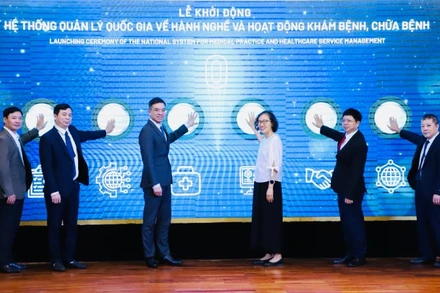 Lễ khởi động Hệ thống quản lý quốc gia về hành nghề và hoạt động khám bệnh, chữa bệnh.