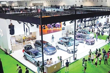 Triển lãm ô-tô quốc tế tại thành phố Trường Xuân, Trung Quốc. (Ảnh: TÂN HOA XÃ)