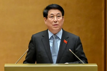 Chủ tịch nước Lương Cường. (Ảnh: DUY LINH)