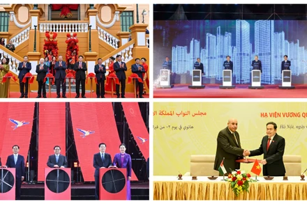 Tin nổi bật ngày 2/2: Khởi công dự án Khu đô thị đa mục tiêu tại Hà Nội; Báo Nhân Dân ra mắt "Chuyến tàu hạnh phúc"; Khai mạc Hội chợ Mùa Xuân lần thứ nhất năm 2026