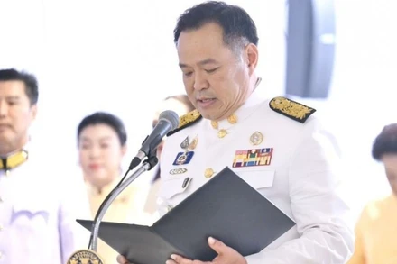 Thủ tướng Thái Lan Anutin Charnvirakul. (Ảnh: THX/TTXVN)