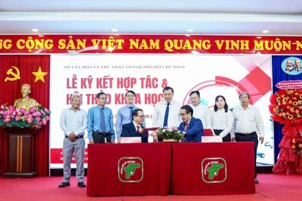 Ký kết hợp tác giữa Trung tâm Huấn luyện và Thi đấu thể dục thể thao Thành phố Hồ Chí Minh và Hội Y học Giấc ngủ Việt Nam.