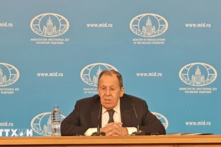 Bộ trưởng Ngoại giao Nga Sergey Lavrov. (Ảnh: TTXVN)