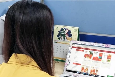 Hoạt động thương mại điện tử có lưu giữ nhiều thông tin cá nhân người dùng. (Ảnh: TTXVN)