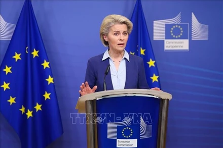 Chủ tịch Ủy ban châu Âu Ursula von der Leyen. (Ảnh: THX/TTXVN)