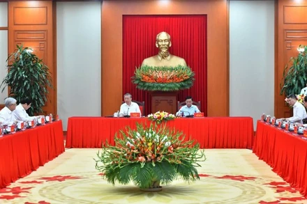 Tổng Bí thư Tô Lâm chủ trì Phiên họp thứ ba của Tiểu ban Văn kiện Đại hội XIV của Đảng. (Ảnh: ĐĂNG KHOA)