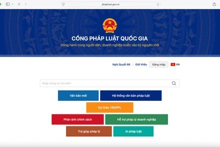 Cổng Pháp luật quốc gia của Bộ Tư pháp sử dụng công cụ AI pháp luật hỗ trợ tư vấn pháp lý chuyên sâu trong 26 lĩnh vực, giúp truy vấn thông tin pháp lý một cách nhanh chóng dễ dàng và tiết kiệm chi phí. (Ảnh: TL).