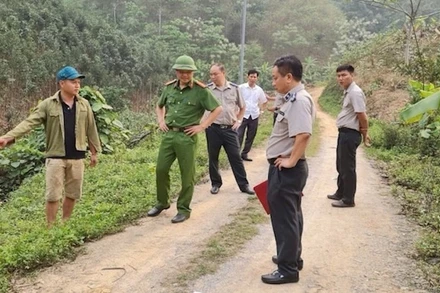 Một vụ thi hành án dân sự tại Lào Cai. (Ảnh: TL)