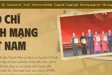 Chuyên trang "Báo chí Cách mạng Việt Nam" của Báo Nhân Dân.
