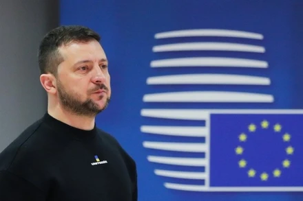 Tổng thống Ukraine Volodymyr Zelensky. (Ảnh: THX)