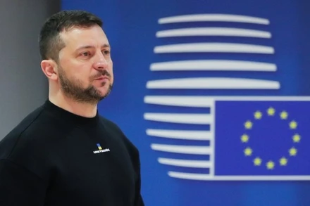 Tổng thống Ukraine Volodymyr Zelensky. (Ảnh: THX)