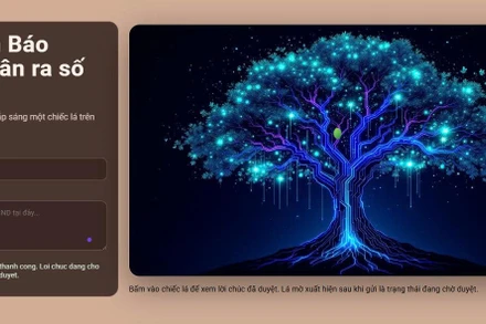 Mời quý bạn đọc gửi lời chúc đến Báo Nhân Dân qua "cây đa chuyển đổi số"