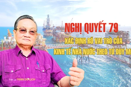 Tiến sĩ Trần Du Lịch: "Nghị quyết 79 xác định rõ vai trò của Nhà nước và kinh tế nhà nước theo tư duy mới"
