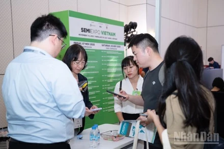 Chương trình trong khuôn khổ SemiExpo Việt Nam 2025 mở ra làn sóng mới cho phát triển nguồn nhân lực công nghệ cao. (Ảnh: HNV)