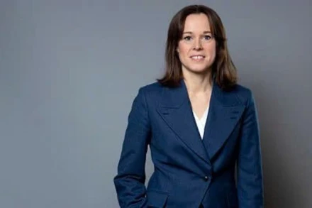 Bà Sara Modig, Quốc vụ khanh Bộ Khí hậu và Doanh nghiệp Thụy Điển. (Ảnh: ĐẠI SỨ QUÁN THỤY ĐIỂN TẠI VIỆT NAM)