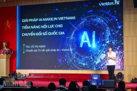 Diễn đàn "Sức mạnh AI cho nhà truyền thông trẻ" do Trường đại học Khoa học xã hội và Nhân văn tổ chức quy tụ nhiều diễn giả, doanh nghiệp uy tín chia sẻ về hướng đi của báo chí trong kỷ nguyên mới.