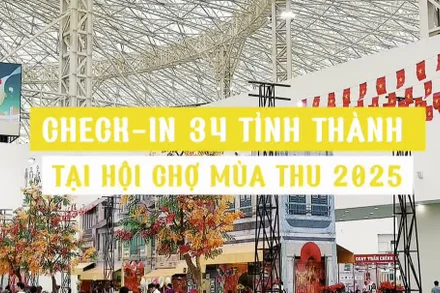[Video] Check-in 34 tỉnh, thành tại Hội chợ Mùa Thu 2025