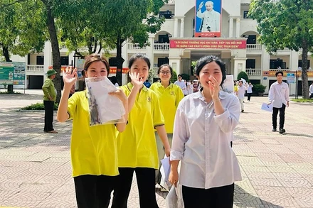 Niềm vui của thí sinh Bắc Ninh sau khi hoàn thành các môn thi tại kỳ thi tốt nghiệp Trung học phổ thông năm 2025.