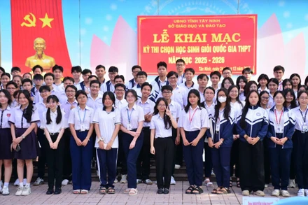 Kỳ thi chọn học sinh giỏi quốc gia năm học 2025-2026, Tây Ninh có 184 thí sinh dự thi.