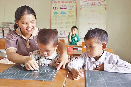 Sắp xếp các cơ sở giáo dục khắc phục các điểm trường lẻ.