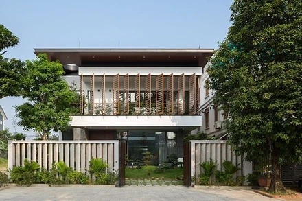 Một mô hình ngôi nhà xanh tại Phú Thọ. (Ảnh: PV)