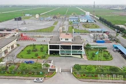 Khu công nghiệp Tiền Hải, Thái Bình. (Ảnh: PV)