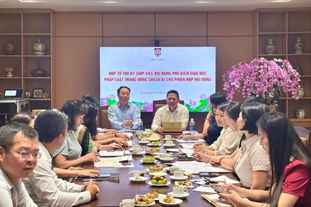 Thứ trưởng Bộ Tư pháp Nguyễn Thanh Ngọc chủ trì họp Tổ Thư ký giúp việc Hội đồng Phổ biến, giáo dục pháp luật Trung ương.