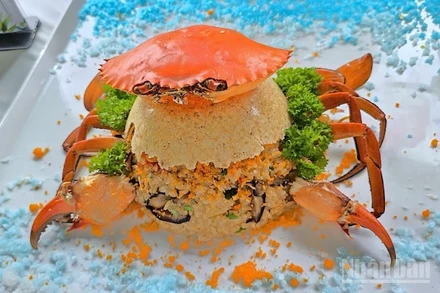 Món ngon được chế biến từ đặc sản mang thương hiệu "Cua Cà Mau".