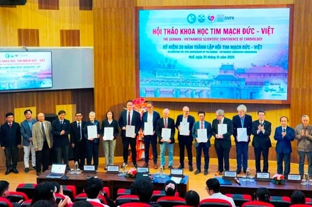 Hội thảo khoa học tim mạch Đức-Việt năm 2025 nhân niệm 30 năm thành Hội Tim mạch Đức-Việt.