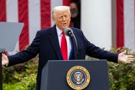 Tổng thống Mỹ Donald Trump. (Ảnh: Tân Hoa xã)