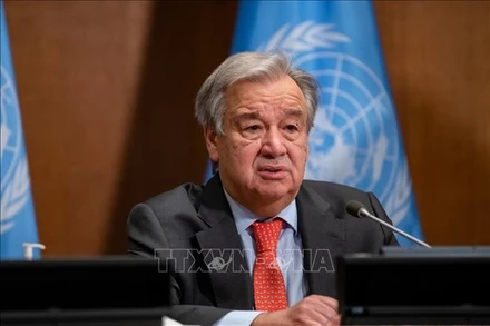 Tổng thư ký Liên hợp quốc Antonio Guterres. (Ảnh: THX/TTXVN)