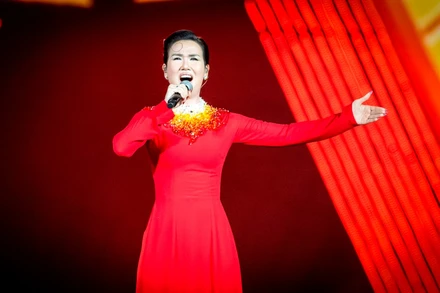 Ca sĩ Võ Hạ Trâm sẽ tham gia biểu diễn trong chương trình. (Ảnh Thành Đạt)