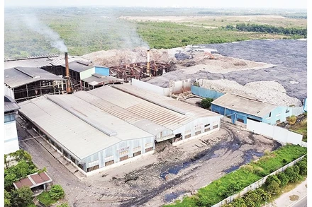 Nhà máy xử lý rác Tâm Sinh Nghĩa đặt tại khu vực huyện Củ Chi (cũ). 