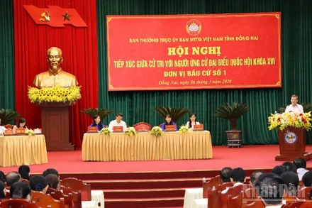 Ông Lê Minh Trí, Ủy viên Bộ Chính trị, Bí thư Trung ương Đảng, Trưởng Ban Nội chính Trung ương trình bày chương trình hành động tại Hội nghị.