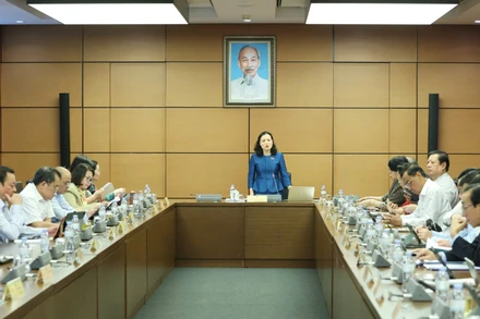 Quang cảnh thảo luận tổ ngày 6/11 tại Kỳ họp thứ 10, Quốc hội khóa XV. (Ảnh: DUY LINH)