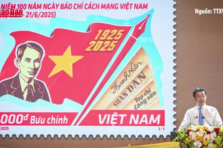 [Video] Bộ tem đặc biệt kỷ niệm 100 năm Ngày Báo chí Cách mạng Việt Nam