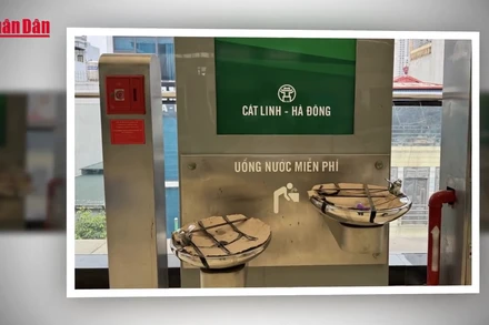 [Video] Hà Nội Metro nêu tiến độ "vá" mái nhà ga Cát Linh - Hà Đông