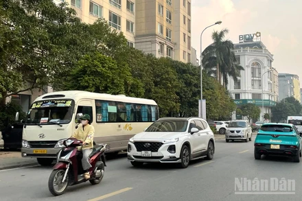 Dự báo khu vực Hà Nội có mưa ở vài nơi, sáng và đêm trời rét. (Ảnh minh họa: Đ.T)