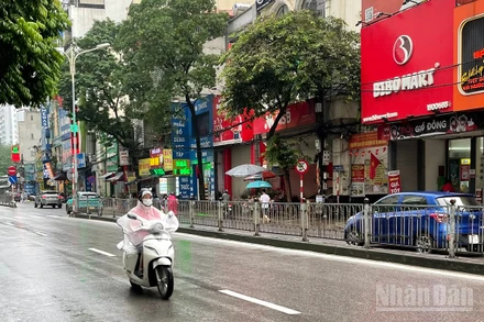 Dự báo khu vực Hà Nội từ chiều tối nay có mưa, trời chuyển rét. (Ảnh minh họa: Đ.T)