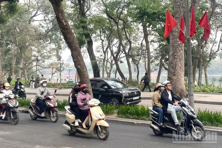 Dự báo khu vực Hà Nội có lúc có mưa nhẹ, trời rét. (Ảnh minh họa: Đ.T)