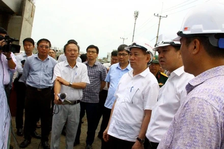 Phó Thủ tướng Hồ Đức Phớc kiểm tra tiến độ cao tốc Biên Hòa-Vũng Tàu, đoạn qua địa bàn tỉnh Đồng Nai.