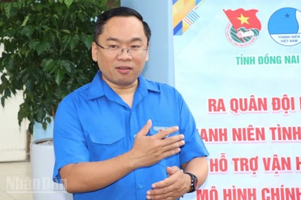 Đồng chí Nguyễn Minh Kiên, Tỉnh ủy viên, Phó Chủ tịch Ủy ban Mặt trận Tổ quốc Việt Nam tỉnh, Bí thư Tỉnh Đoàn Đồng Nai.