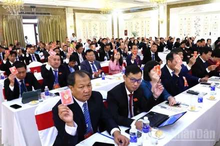 Các đại biểu tham dự Đại hội đại biểu Đảng bộ Ủy ban nhân dân tỉnh Đồng Nai lần thứ I, nhiệm kỳ 2025-2030.