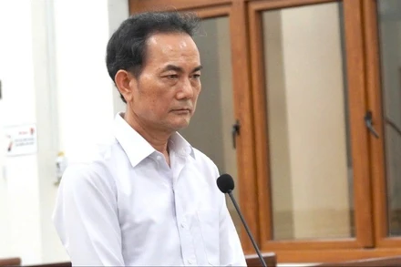 Cựu Phó Chủ tịch Ủy ban nhân dân tỉnh Đồng Nai Võ Văn Chánh tại phiên tòa.
