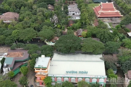 Cơ quan chức năng xác định nhiều sai phạm về xây dựng tại Khu du lịch sinh thái Vườn Xoài.