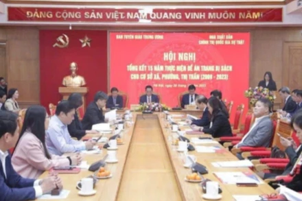 Hội nghị Tổng kết 15 năm thực hiện Đề án trang bị sách cho cơ sở xã, phường, thị trấn.